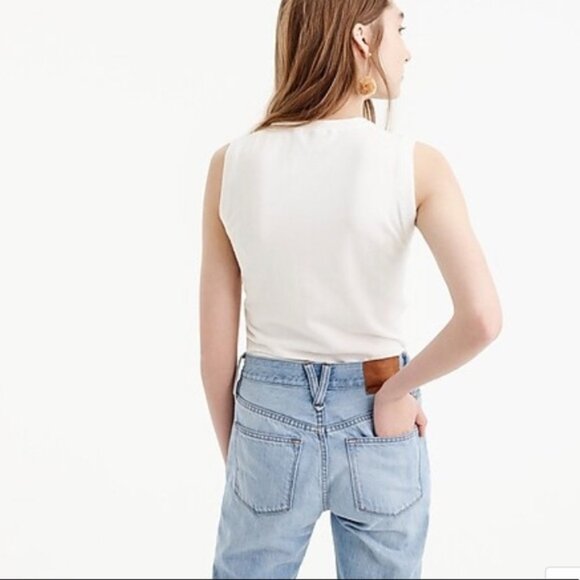 New J. Crew Cotton Jackie shell in Pink Size S $68 Style 29349 - Picture 7 of 8